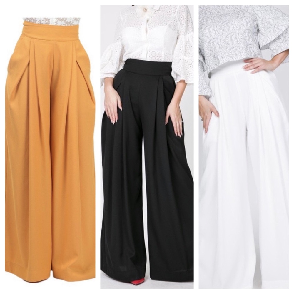 Bell Slacks (Mustard)